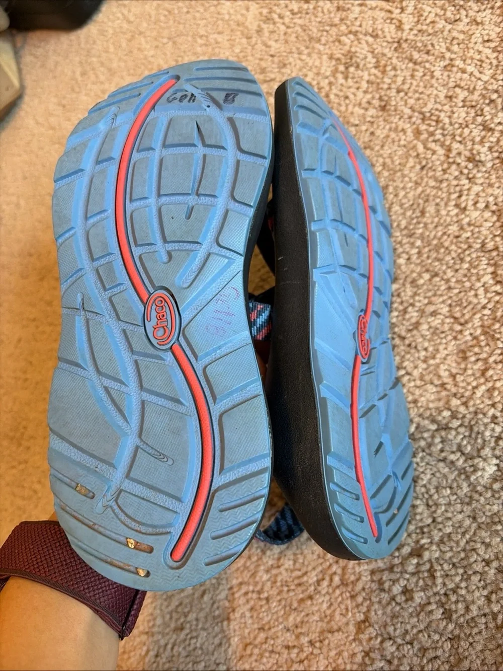 Chacos Blue Scrappy Sandals Sz 6 Women’s
